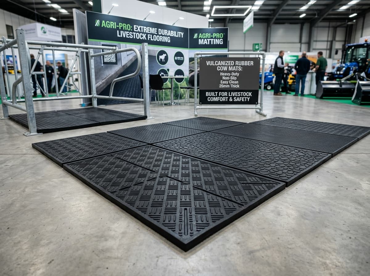 Heavy Duty Vulcanized Rubber Cow Mats