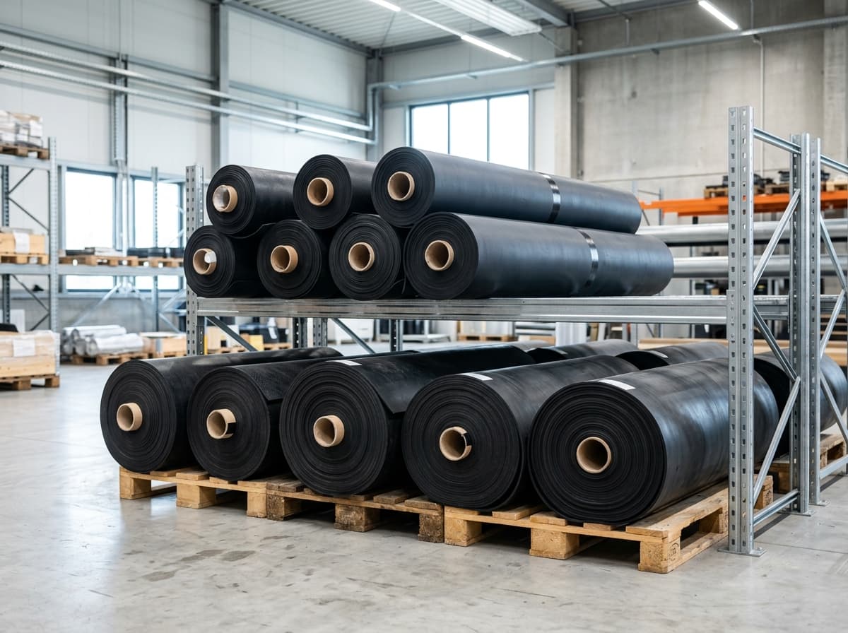 Industrial Vulcanized Rubber Sheet Rolls